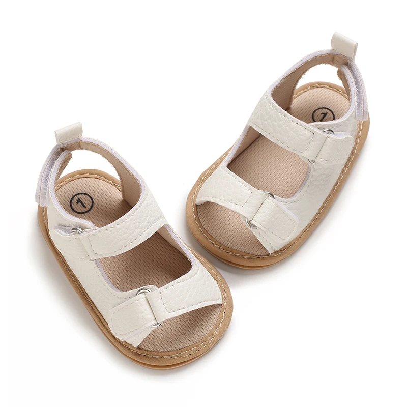 Infant Pre-Walker Shoes 0-1Year Baby Boys Casual Sandals Solid Color Breathable Comfort Spring Daily Walking Shoes