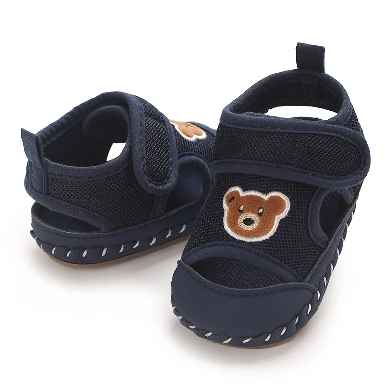 Infant Pre-Walker Shoes 0-1Year Baby Boys Casual Sandals Solid Color Breathable Comfort Spring Daily Walking Shoes