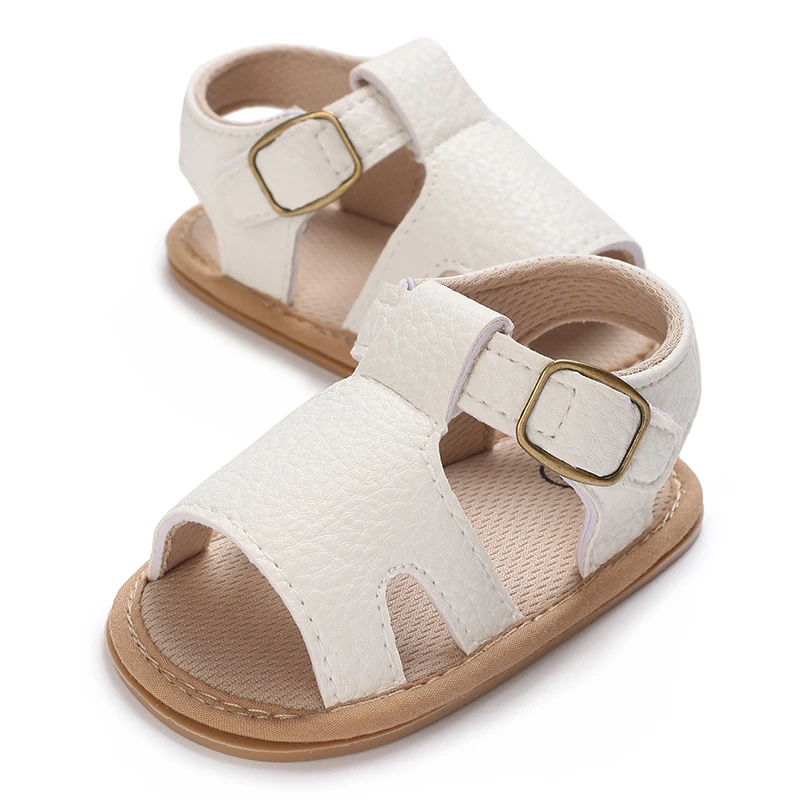 Infant Pre-Walker Shoes 0-1Year Baby Boys Casual Sandals Solid Color Breathable Comfort Spring Daily Walking Shoes