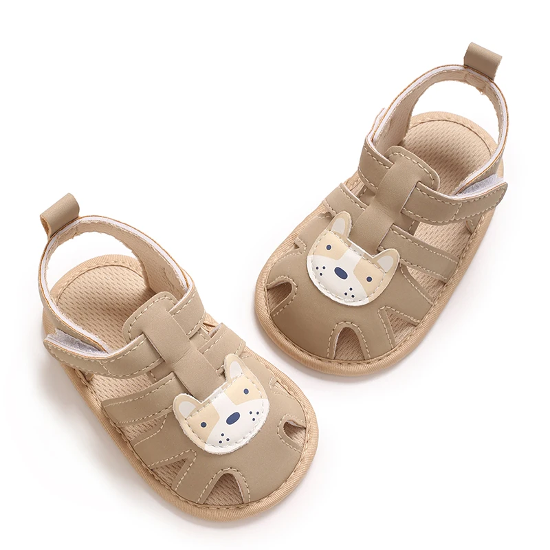 Infant Pre-Walker Shoes 0-1Year Baby Boys Casual Sandals Solid Color Breathable Comfort Spring Daily Walking Shoes