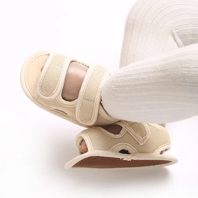 Infant Pre-Walker Shoes 0-1Year Baby Boys Casual Sandals Solid Color Breathable Comfort Spring Daily Walking Shoes