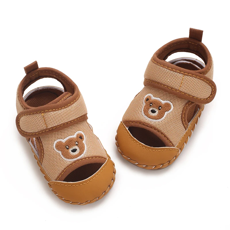 Infant Pre-Walker Shoes 0-1Year Baby Boys Casual Sandals Solid Color Breathable Comfort Spring Daily Walking Shoes