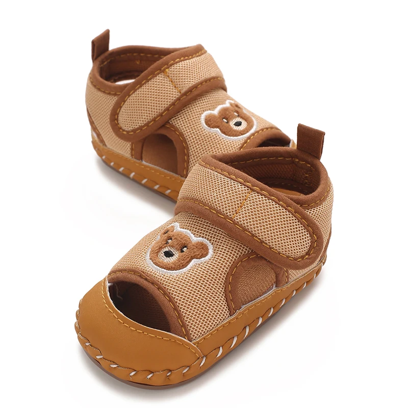 Infant Pre-Walker Shoes 0-1Year Baby Boys Casual Sandals Solid Color Breathable Comfort Spring Daily Walking Shoes