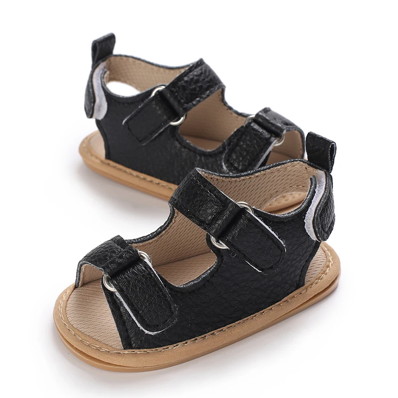 Infant Pre-Walker Shoes 0-1Year Baby Boys Casual Sandals Solid Color Breathable Comfort Spring Daily Walking Shoes