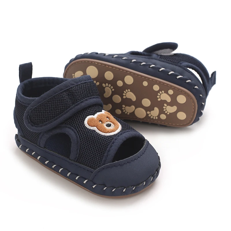 Infant Pre-Walker Shoes 0-1Year Baby Boys Casual Sandals Solid Color Breathable Comfort Spring Daily Walking Shoes