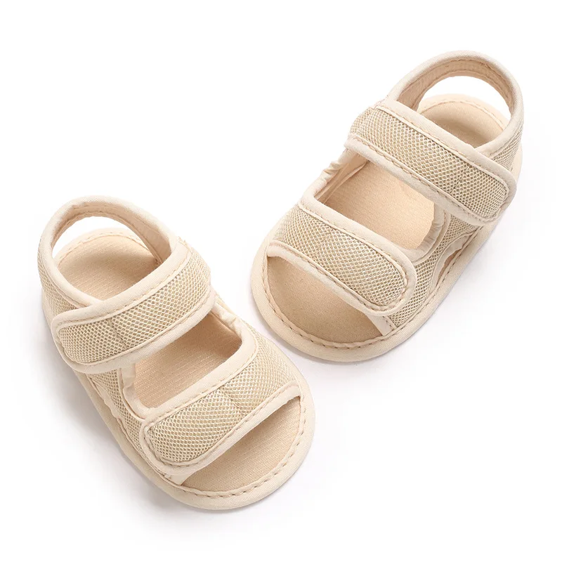 Infant Pre-Walker Shoes 0-1Year Baby Boys Casual Sandals Solid Color Breathable Comfort Spring Daily Walking Shoes