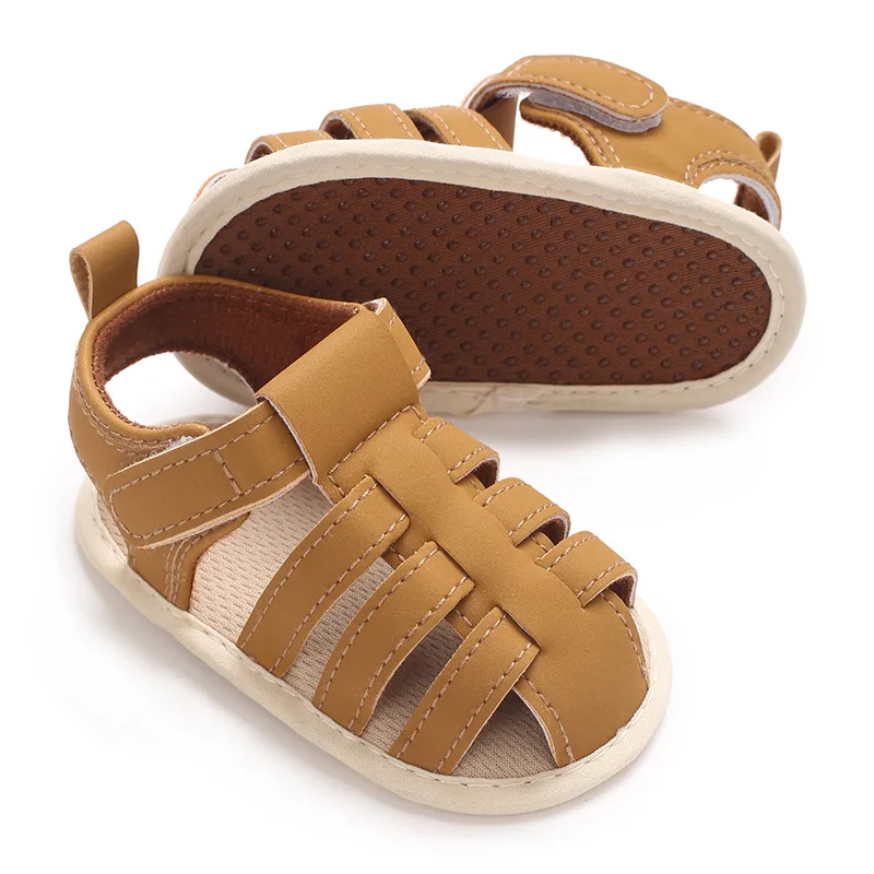 Infant Pre-Walker Shoes 0-1Year Baby Boys Casual Sandals Solid Color Breathable Comfort Spring Daily Walking Shoes