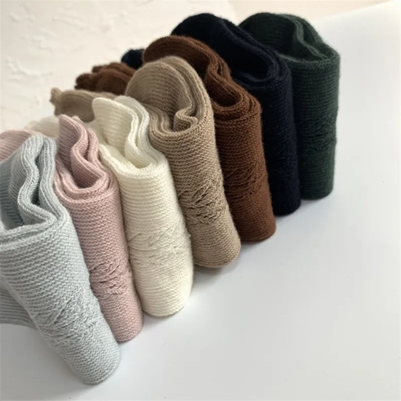 Soft Cute Kids Knee High Socks Baby Boys Girls Cotton Mesh Breathable Soft Socks Newborn Infant Long Socks Suit For 1-8 Years
