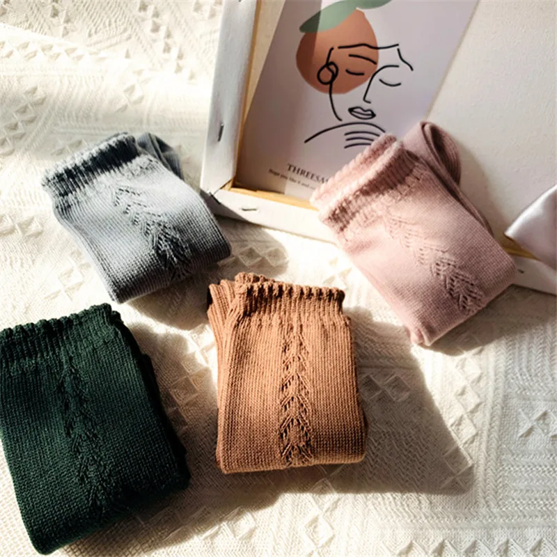 Soft Cute Kids Knee High Socks Baby Boys Girls Cotton Mesh Breathable Soft Socks Newborn Infant Long Socks Suit For 1-8 Years