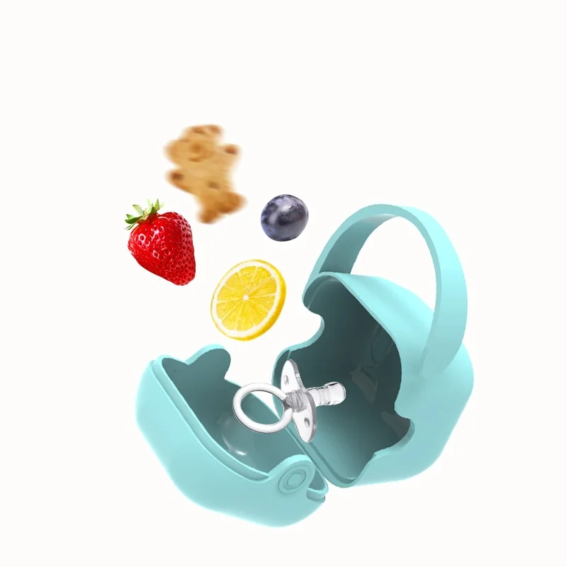 Baby PP Plastic Pacifier Box Will Carry Pacifier Box Small Food Zero Pacifier Box Maternal and Infant Products