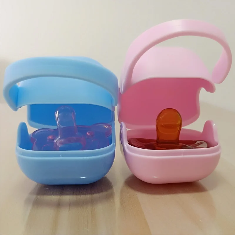Baby PP Plastic Pacifier Box Will Carry Pacifier Box Small Food Zero Pacifier Box Maternal and Infant Products