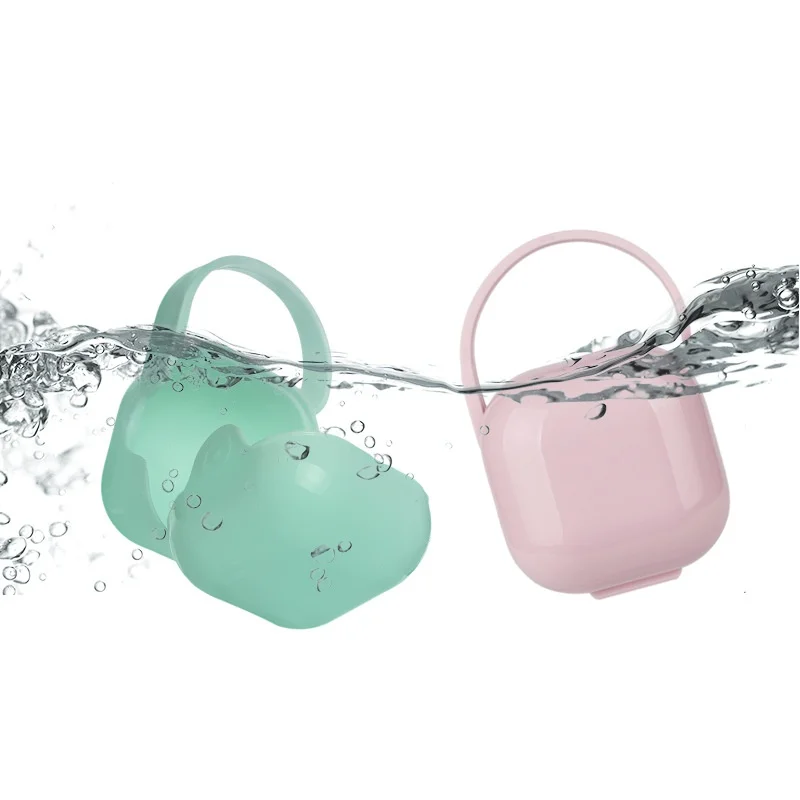 Baby PP Plastic Pacifier Box Will Carry Pacifier Box Small Food Zero Pacifier Box Maternal and Infant Products