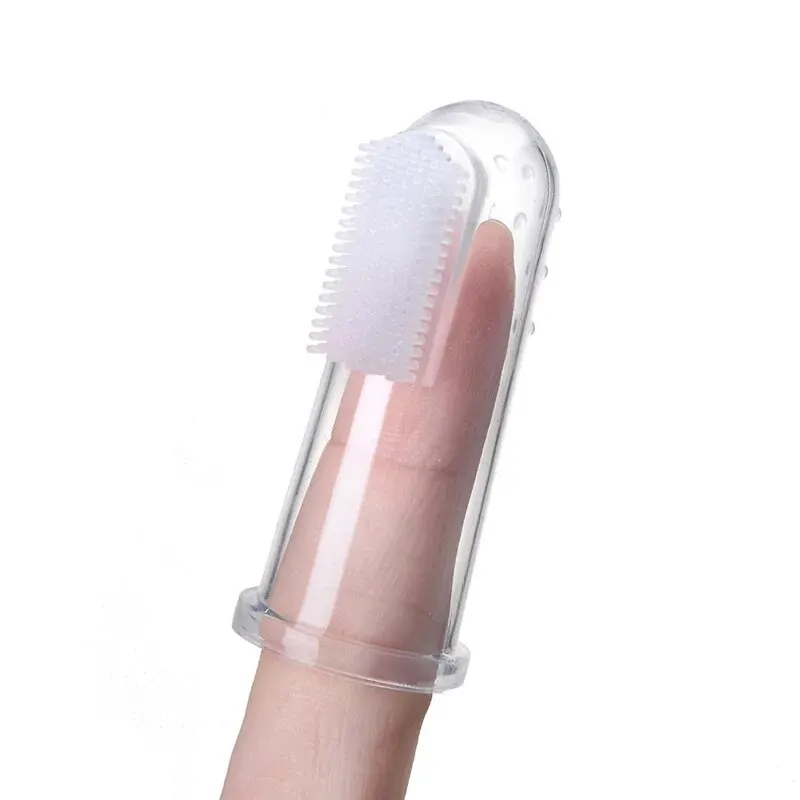 Baby Silicone Finger Cover Deciduous Teeth Brush Baby Deciduous Teeth Brush Training Toothbrush Baby Tongue Coating Cleaning