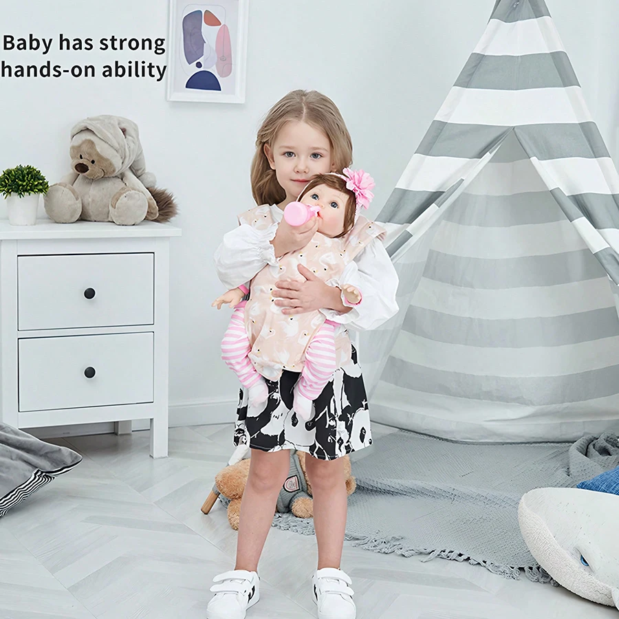1Pc Toddler Doll Carrier, Pet Carrier, Adjustable Baby Carrier for Infants and Toddlers, Multifunctional Pretend Play Doll Double Ring Carrier, Suitable for Children Aged 3-6, Toy Backpack.