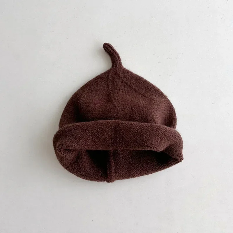 Kids Winter Hats for Newborn Boys Crochet Bonnet Toddler Girl Cap Children Baby Photography Props Boy Accessories Warm Stuffs