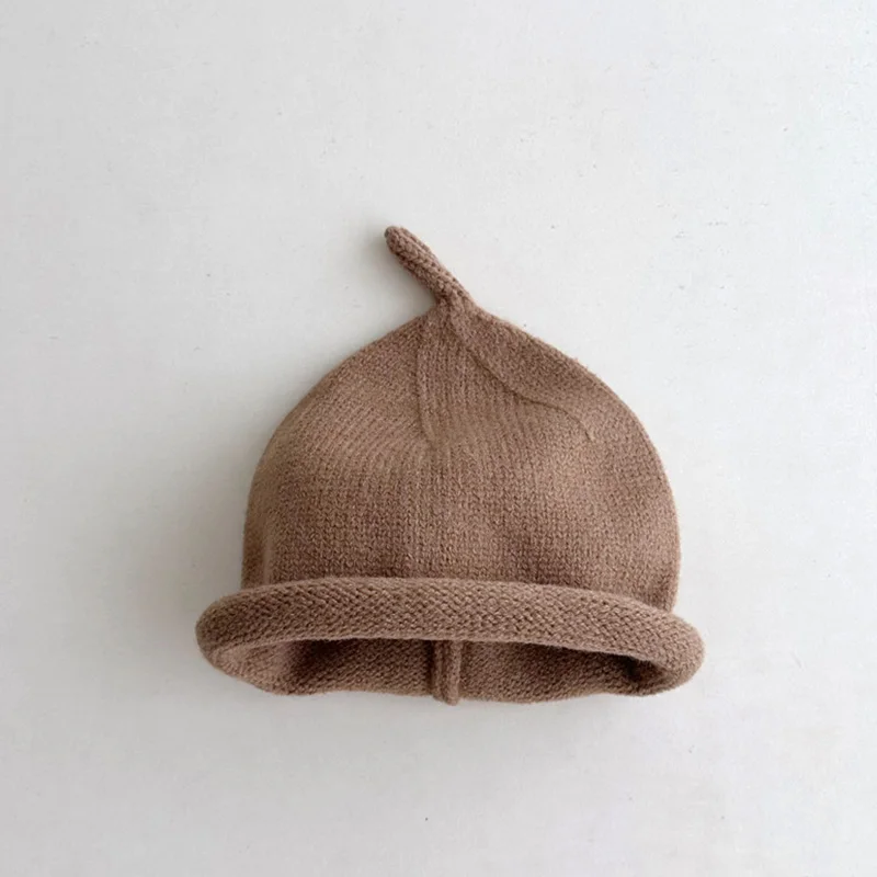 Kids Winter Hats for Newborn Boys Crochet Bonnet Toddler Girl Cap Children Baby Photography Props Boy Accessories Warm Stuffs