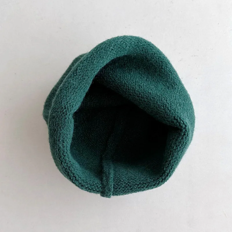 Kids Winter Hats for Newborn Boys Crochet Bonnet Toddler Girl Cap Children Baby Photography Props Boy Accessories Warm Stuffs