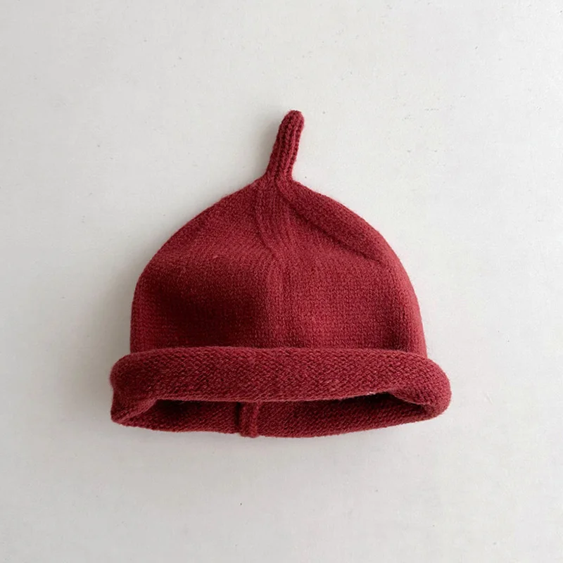 Kids Winter Hats for Newborn Boys Crochet Bonnet Toddler Girl Cap Children Baby Photography Props Boy Accessories Warm Stuffs