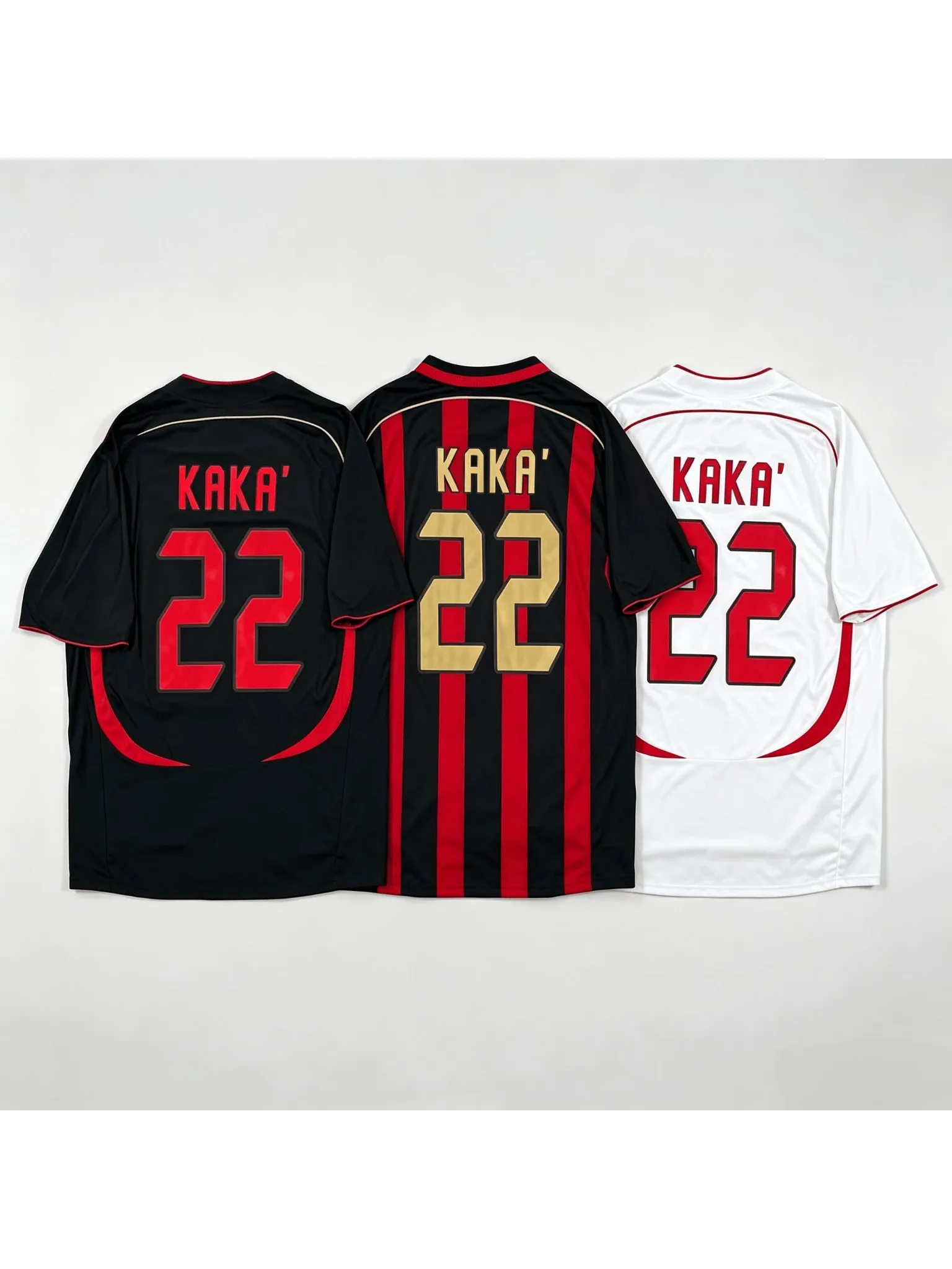 KAKA 22 Retro Football Soccer Jersey for Men Women Summer Short Sleeve Sport Tee Y2K Loose Oversized Streetwear Collection Tops