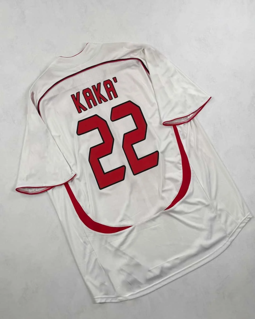 KAKA 22 Retro Football Soccer Jersey for Men Women Summer Short Sleeve Sport Tee Y2K Loose Oversized Streetwear Collection Tops