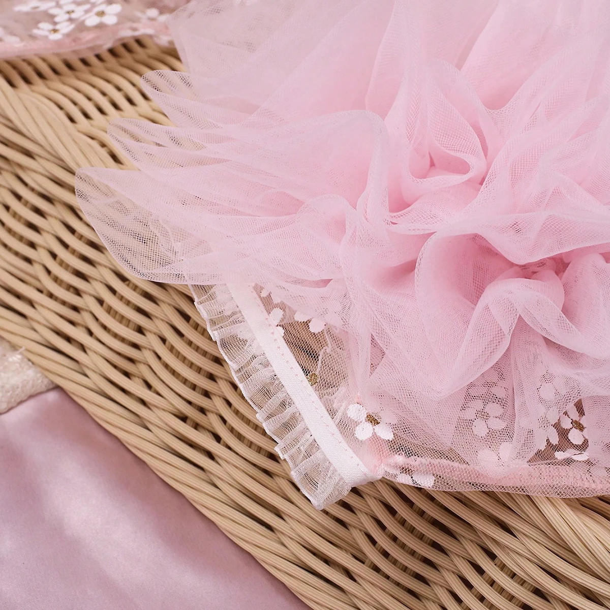 Ylsteed Pink Polka Dot Newborn Photography Romper with Bow Headband Baby Girl Photoshoot Outfits 1 Month Infant Picture Props
