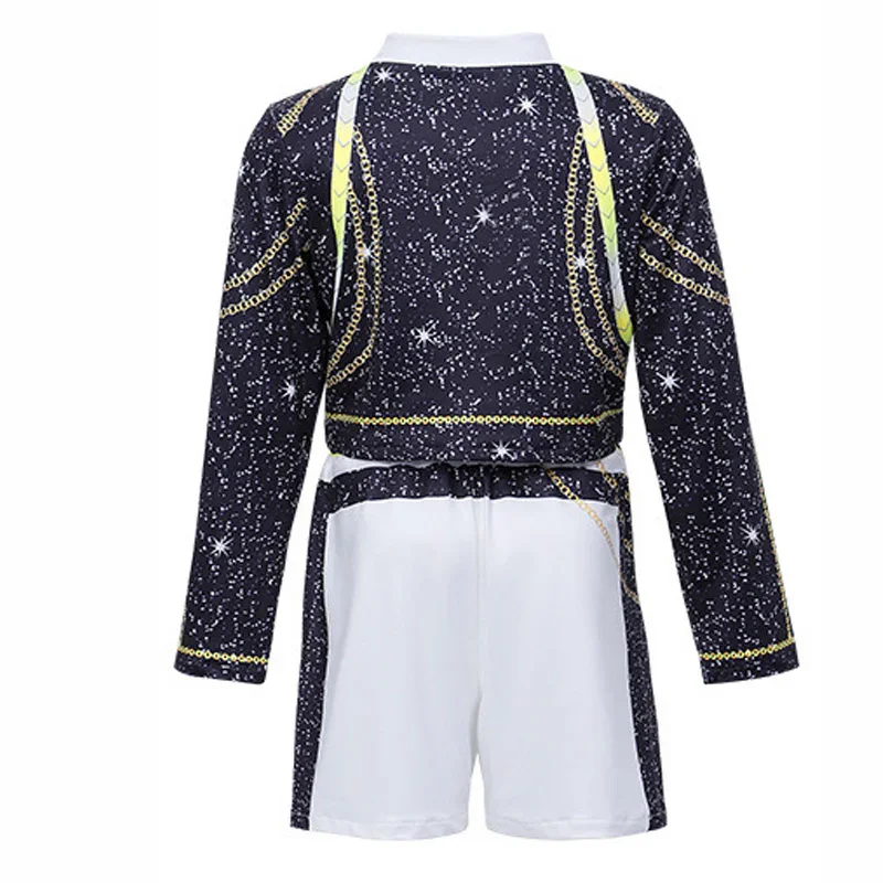 Girl clothing Sets Children Cartoon Cosplay Suits Kids K-Pop Stage Performance 2Pcs Girls Movie Role-playing Costume Outfits