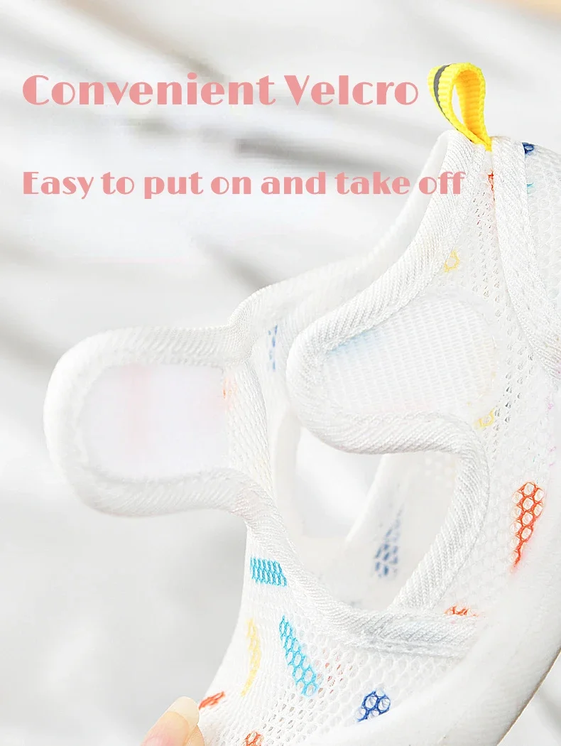 New Toddler Baby Sandals Breathable Air Mesh Cute Shoes 1-4 Years Anti-slip Soft Sole First Walkers Infant Lightweight Summer
