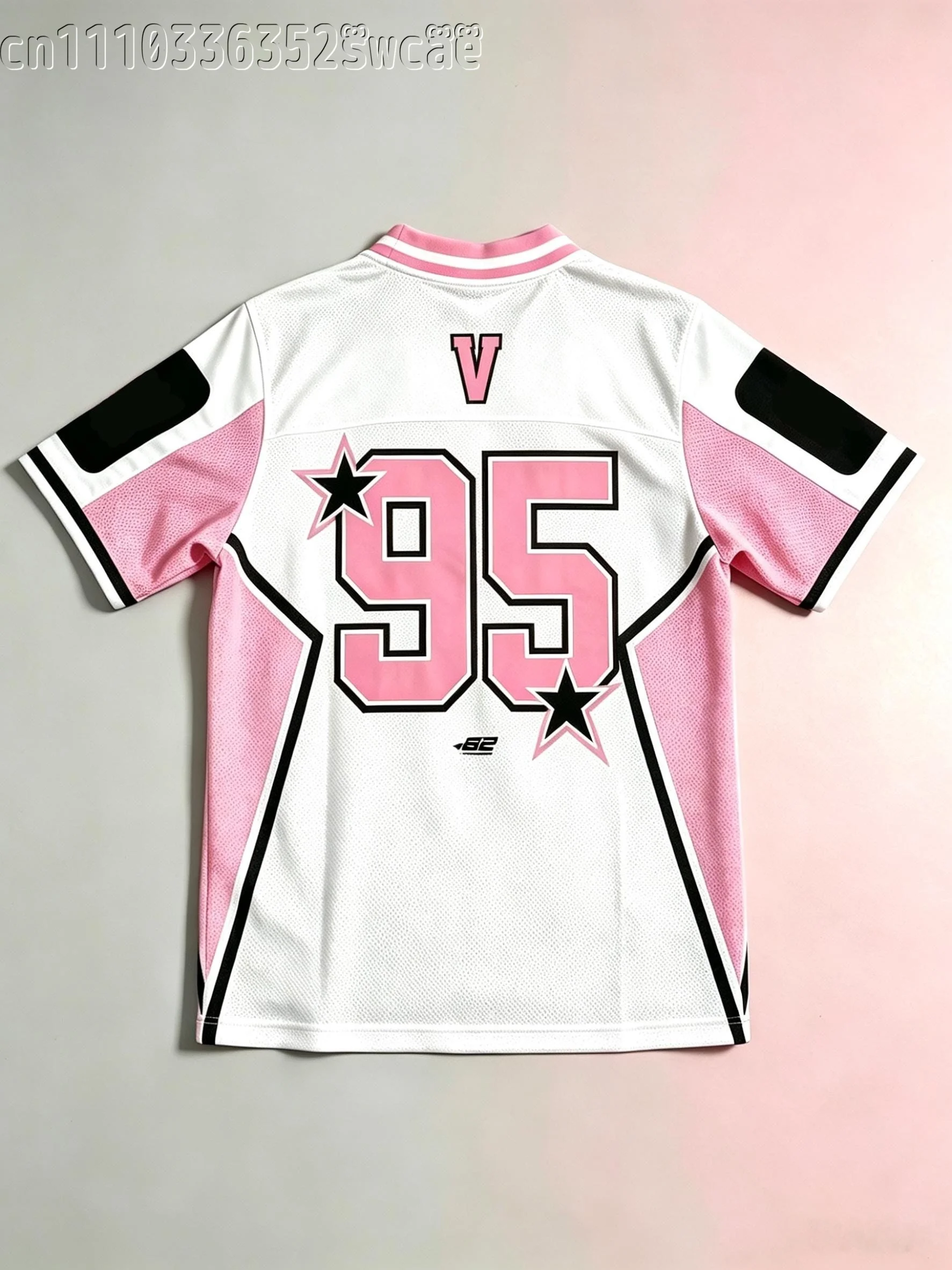 FamilyMatching Arirang Jungkook Fan Support Jersey Star Number Print Short Sleeve Unisex Fashion Concert Street Top