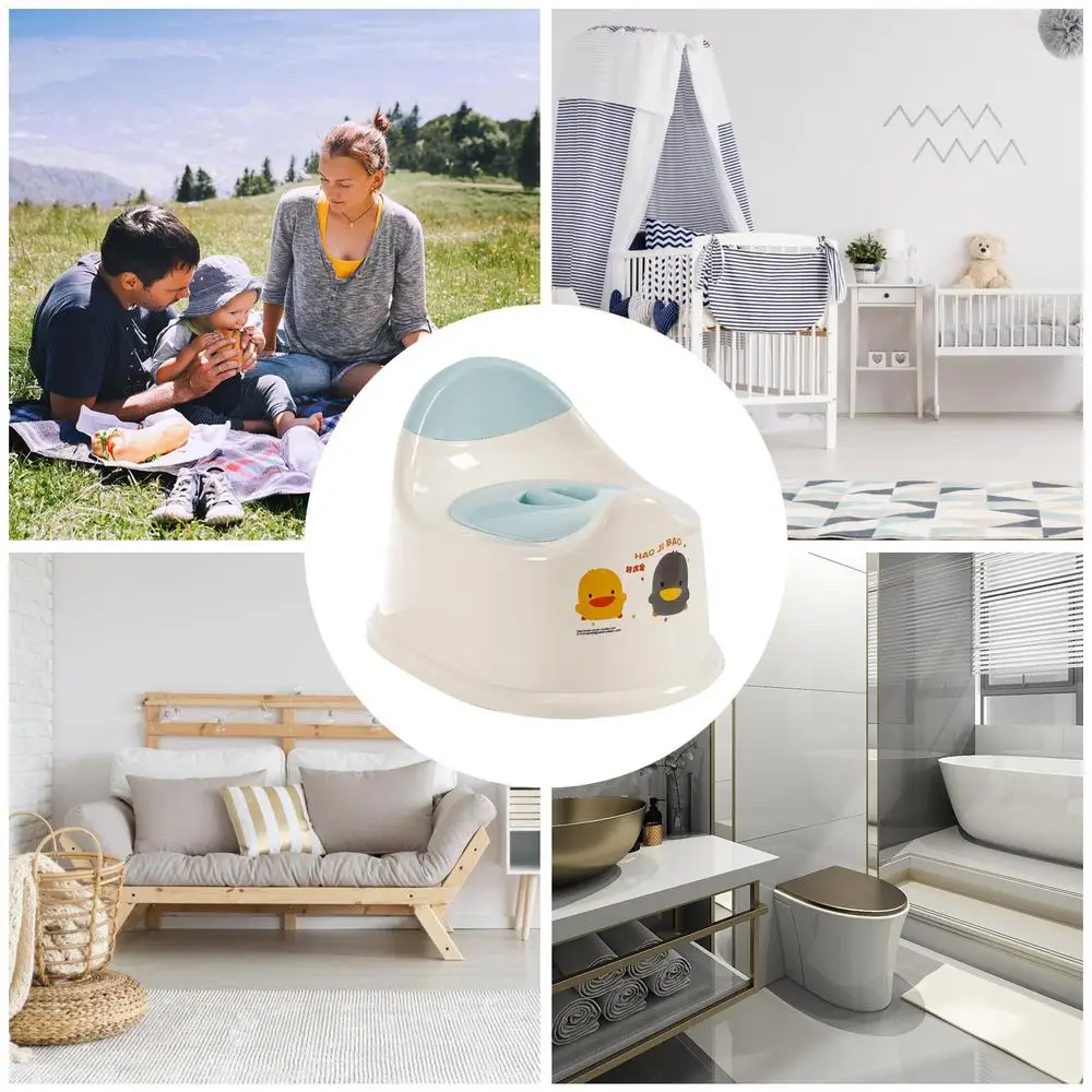 Toilet Seat Toddler Cute Toddler Potty Training Toilet Seat Lightweight Spill Proof Easy Cleaning Potty Toilet for Children