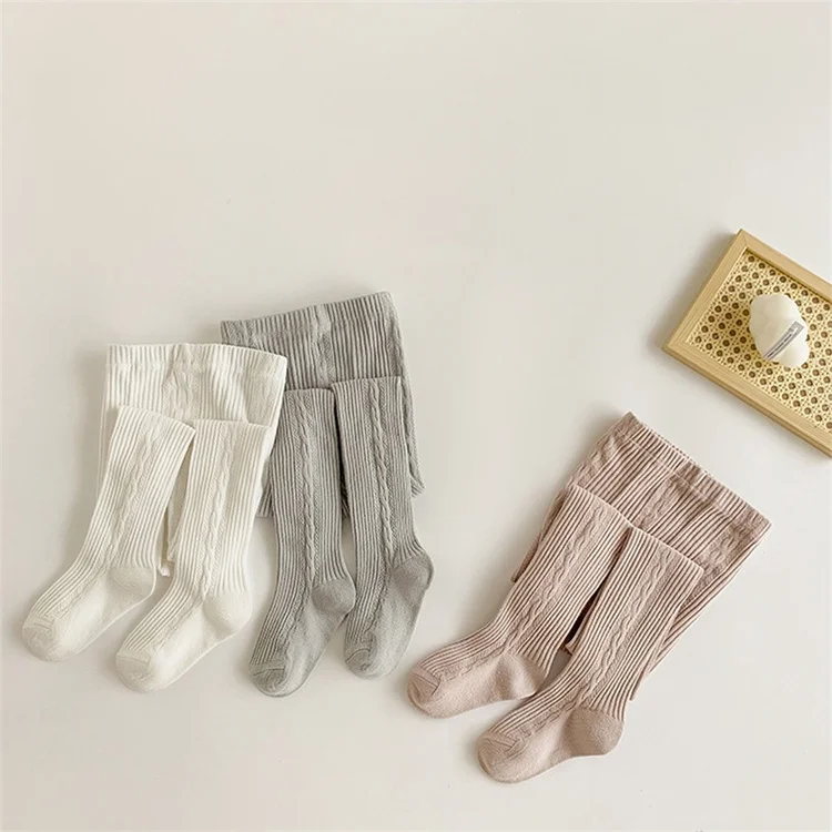 Children's Tights For Girls Spring Autumn Baby Girl Tights Fashion Kids Pantyhose Cotton Solid Soft Princess Leggings 2-8Years