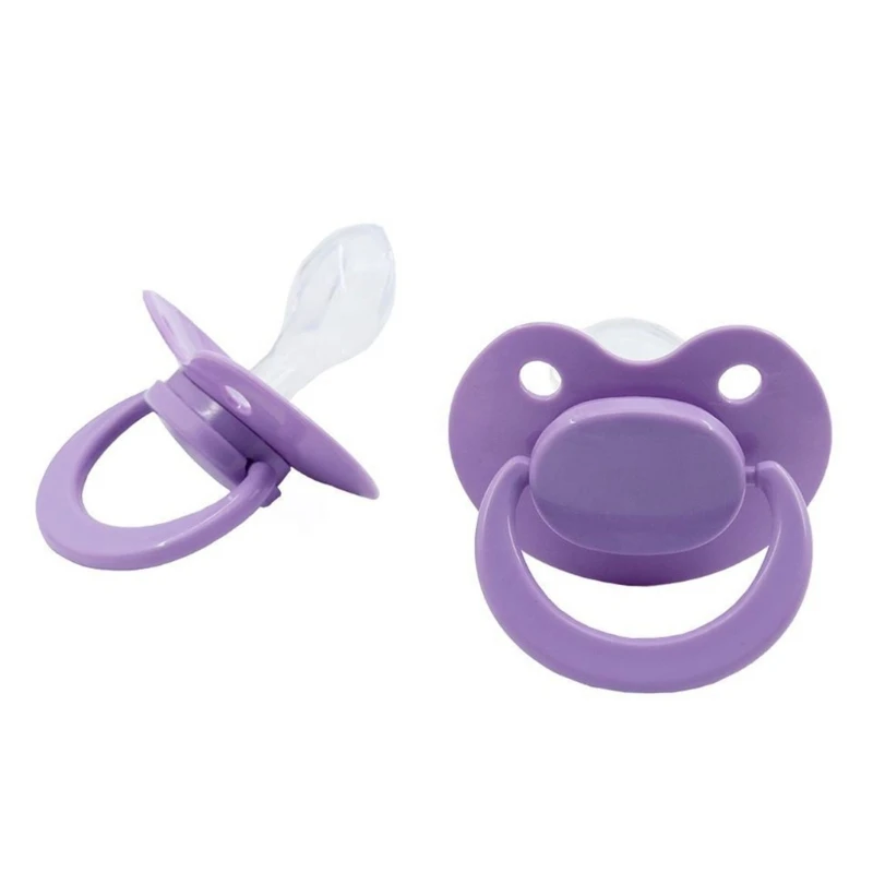 Adult Pacifier Silicone Dummy Nipple Chewing Toy Soother Pacifiers for Autisms High Pressure Work and Restless Nights A2UB