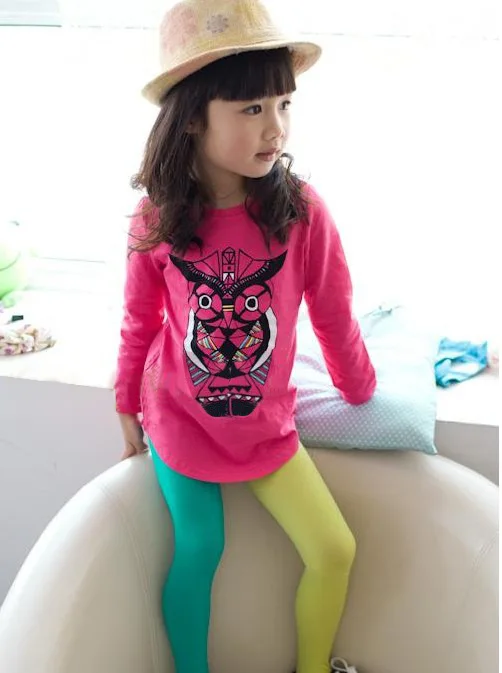 Candy Color Mixed Tights for Girls Baby Stretch Trouser Skinny Pants Women Kids To Tone Dance Pantyhose Courful Fashion Stocking