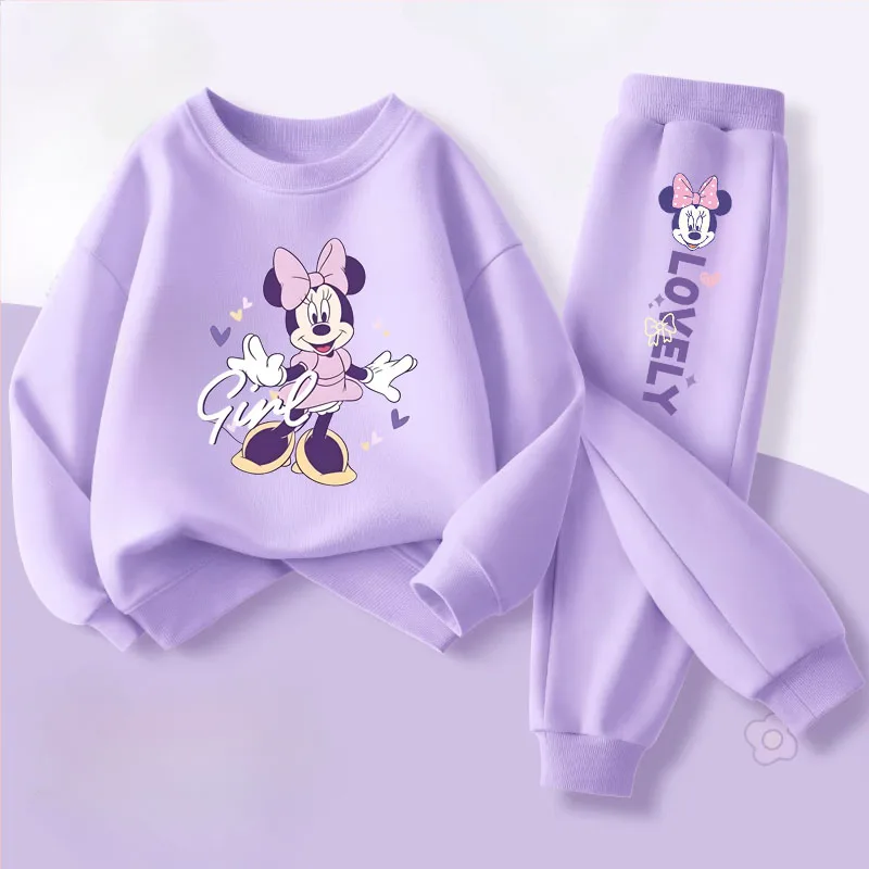 Spring Autumn New Style Children's Clothing Sets Baby Girls O Neck Sweatshirt Pants Two Piece Set Kids Breathable Thin Tracksuit