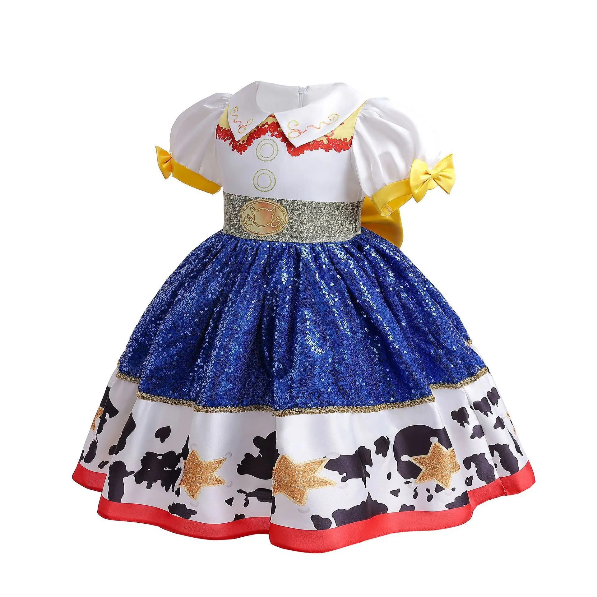 Girls 2026 New Moives Jessie Dress Cowgirl Halloween Cosplay Vestidos Costume Kids Fancy Party Outfit Clothes