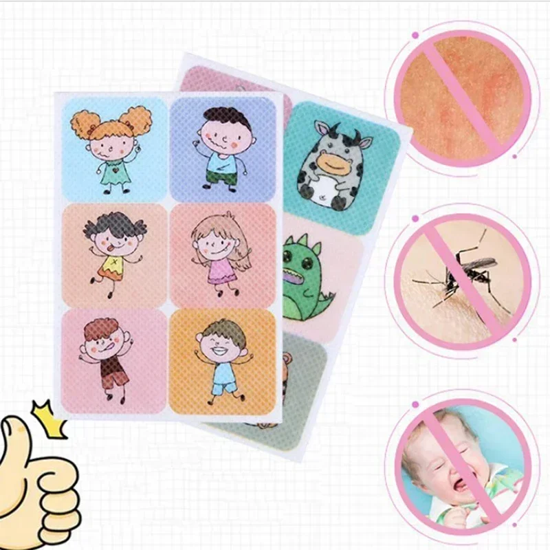 120/240PCS Baby Mosquito Repellent Stickers Plant Mosquito Repellent Patch Children's Waterproof Bandage Cute Bandage