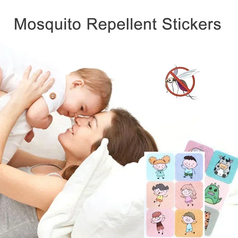 120/240PCS Baby Mosquito Repellent Stickers Plant Mosquito Repellent Patch Children's Waterproof Bandage Cute Bandage