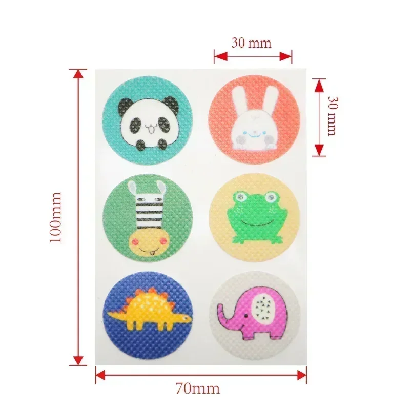 120/240PCS Baby Mosquito Repellent Stickers Plant Mosquito Repellent Patch Children's Waterproof Bandage Cute Bandage