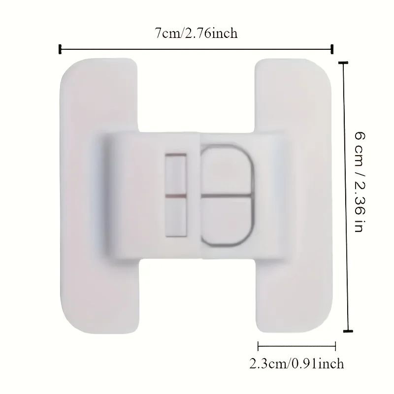 8Pcs Universal Refrigerator Lock Household Refrigerator Door Closer Multi-function Cabinet Door Lock Kids Security Protection