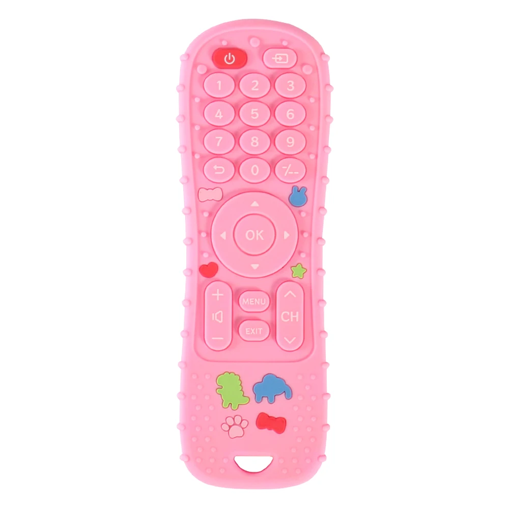Teether Remote Control Children's Silicone Toys Montessori Philosophy Sensory Boys Girls Gift