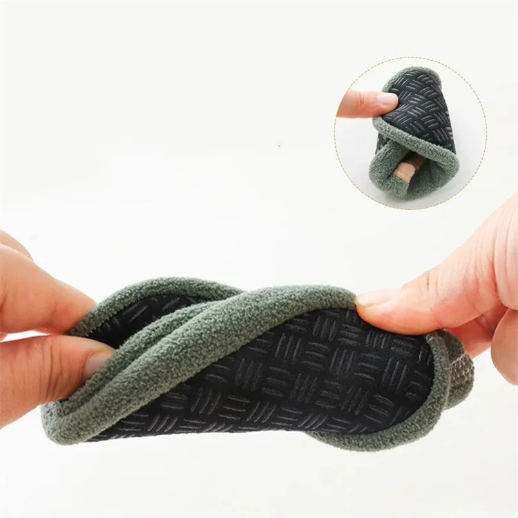 Newborn Baby Boys Girls Anti Slip Cartoon Shoes Winter Indoor Outdoor Slippers Infant Floor First Walk Shoes with Rubber Sole