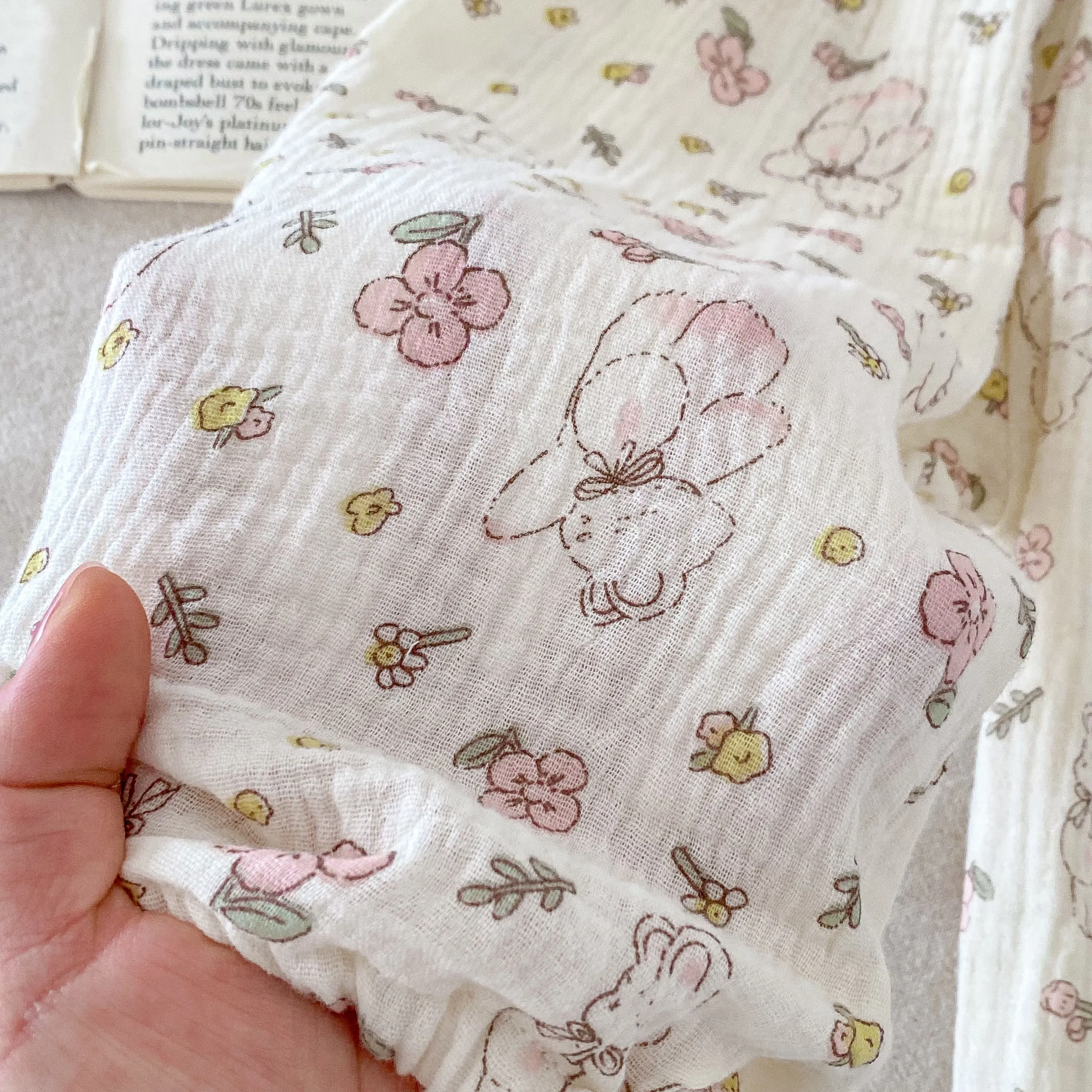 Anti Mosquito Pants For Children Clothing Summer New Style Kids Girl's Floral Trousers Loose Casual Baby Harem Pants 9m-6y 2024