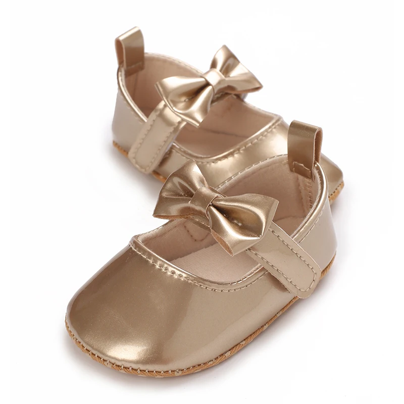 Infant Pre-Walker Shoes 0-1Year Baby Girls Princess Sandals Bowknot Soft Sole Elegant Formal Walking Shoes