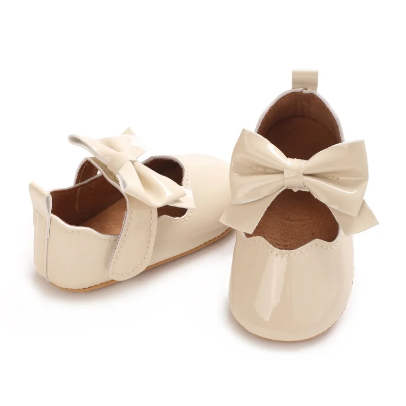 Infant Pre-Walker Shoes 0-1Year Baby Girls Princess Sandals Bowknot Soft Sole Elegant Formal Walking Shoes
