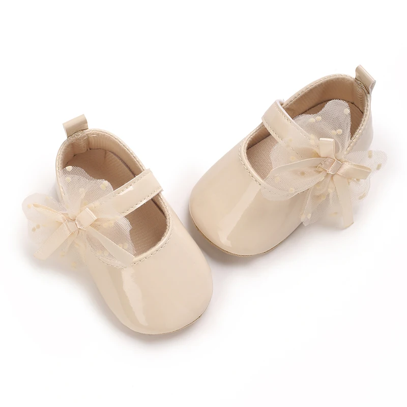 Infant Pre-Walker Shoes 0-1Year Baby Girls Princess Sandals Bowknot Soft Sole Elegant Formal Walking Shoes