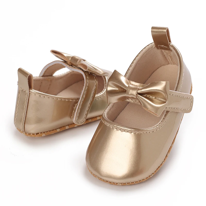 Infant Pre-Walker Shoes 0-1Year Baby Girls Princess Sandals Bowknot Soft Sole Elegant Formal Walking Shoes