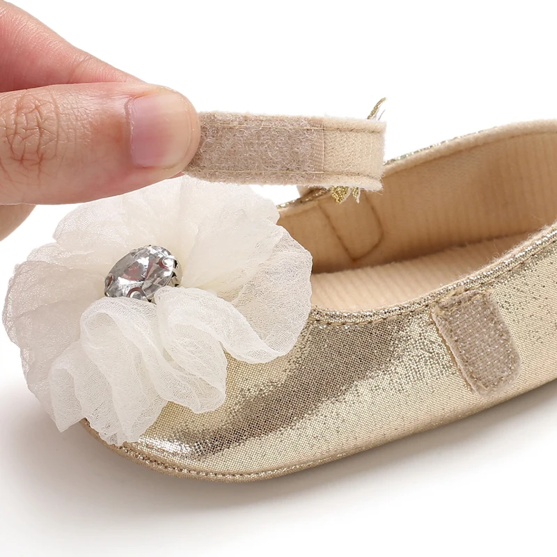 Infant Pre-Walker Shoes 0-1Year Baby Girls Princess Sandals Bowknot Soft Sole Elegant Formal Walking Shoes