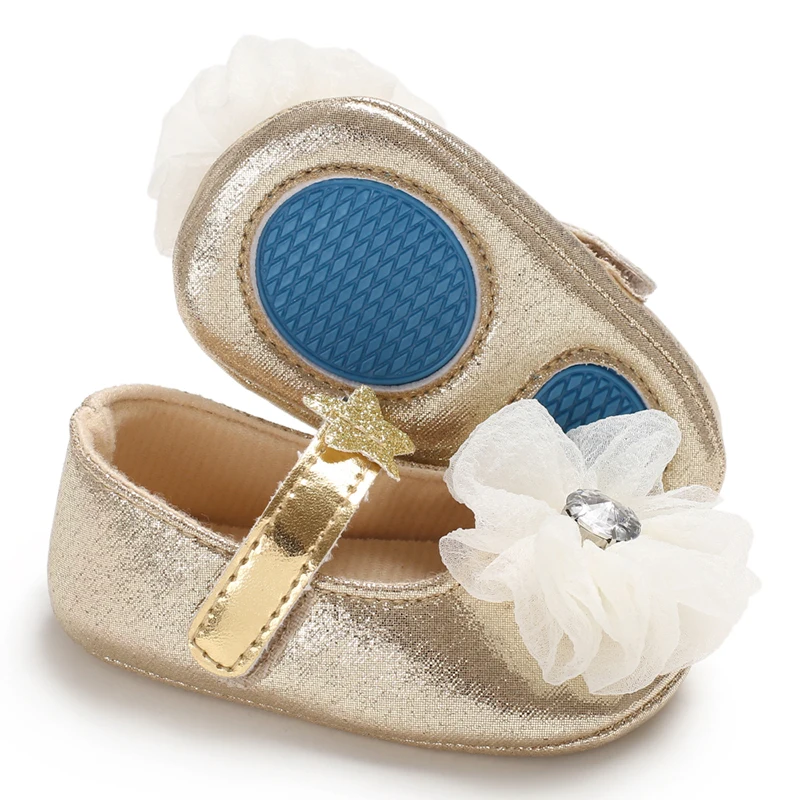 Infant Pre-Walker Shoes 0-1Year Baby Girls Princess Sandals Bowknot Soft Sole Elegant Formal Walking Shoes