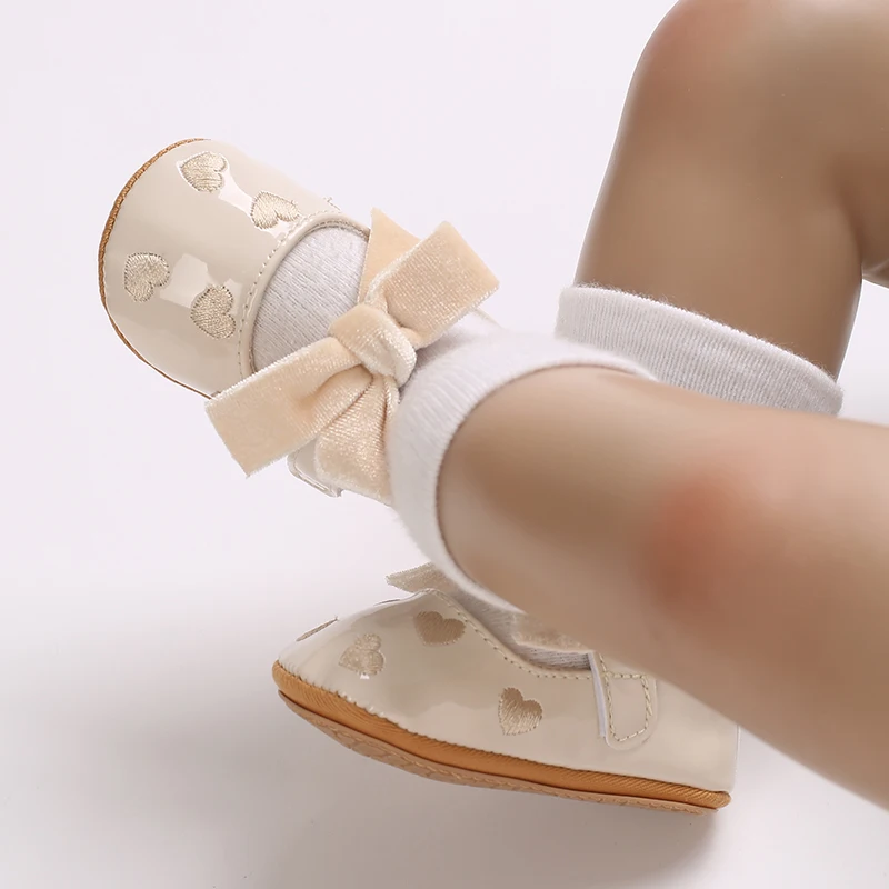 Infant Pre-Walker Shoes 0-1Year Baby Girls Princess Sandals Bowknot Soft Sole Elegant Formal Walking Shoes