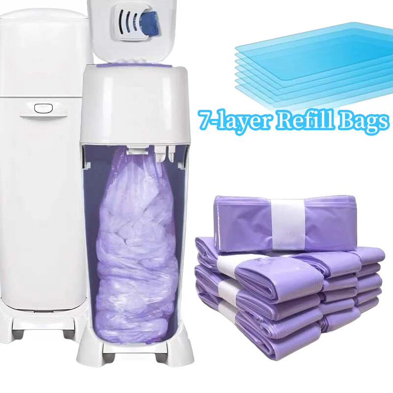 Diaper Pail Refill Bags for Sangenic Tommee Tippee for Genie for Angelcare for Munchkin