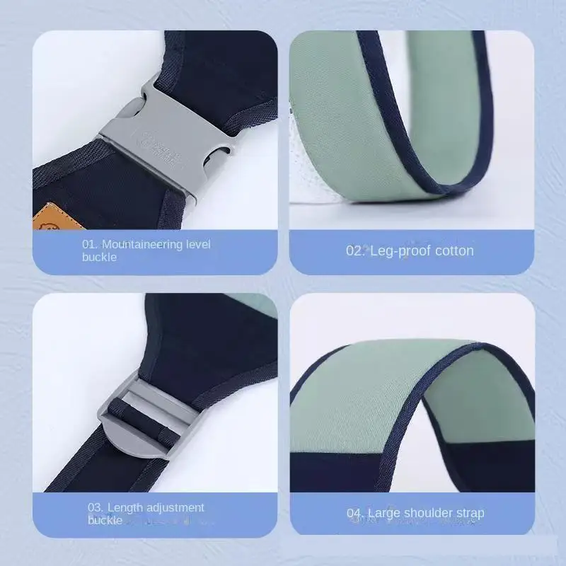 Breathable Baby Carrier For Newborn To Toddler Adjustable Ergonomic Support Front/back Carry Lightweight&Compact Design Backpack